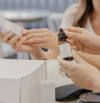 people packaging Green Compass products